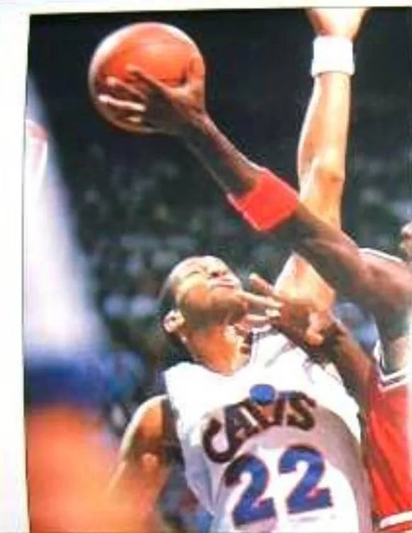 1994-95 Service Line American Pro Basketball USA Stickers (Italy) Michael Jordan #1 card image