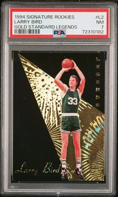 1994-95 Signature Rookies Gold Standard Legends Larry Bird #L2 card image