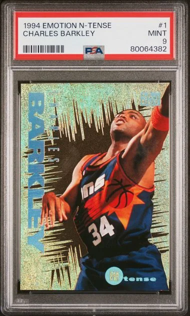 1994-95 SkyBox E-Motion Charles Barkley N-Tense #1 card image