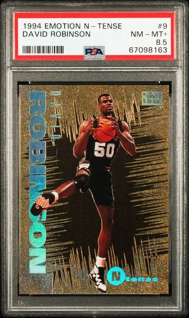 1994-95 SkyBox E-Motion David Robinson N-Tense #9 card image