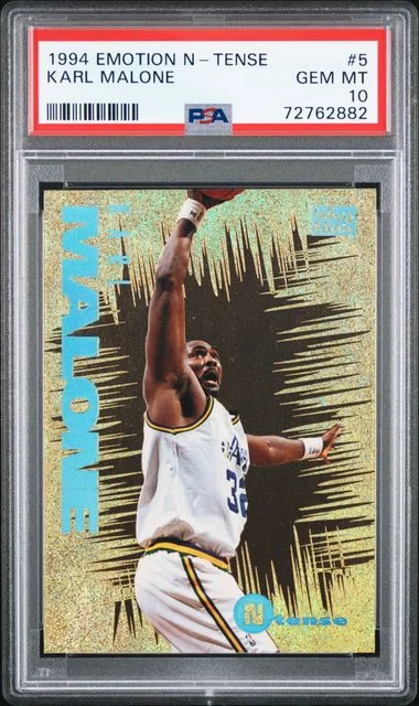 1994-95 SkyBox E-Motion Karl Malone N-Tense #5 card image