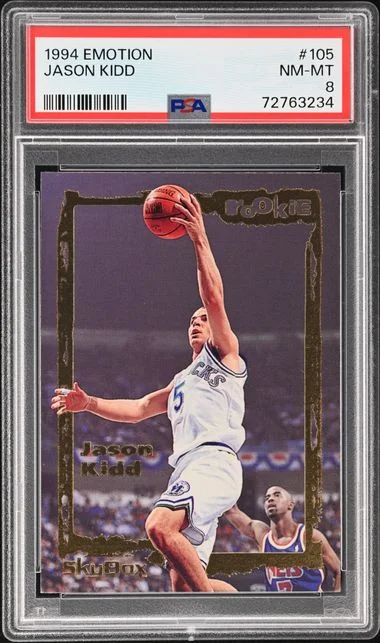 1994-95 SkyBox Emotion Jason Kidd #105 card image