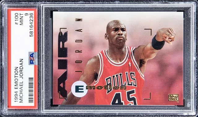 1994-95 SkyBox Emotion Michael Jordan #100 card image