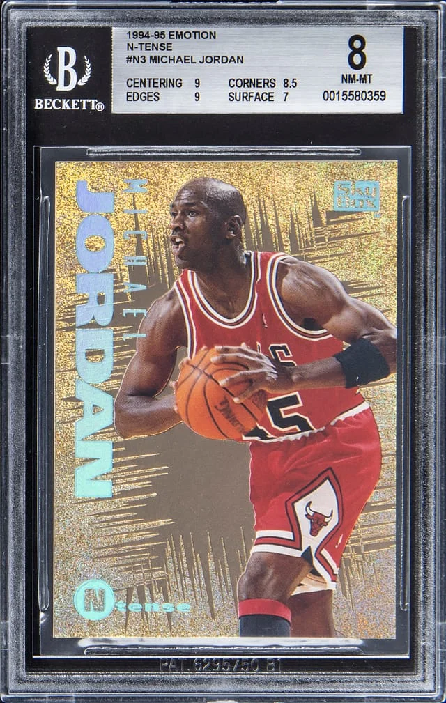 1994-95 SkyBox Emotion Michael Jordan N-Tense #3 card image