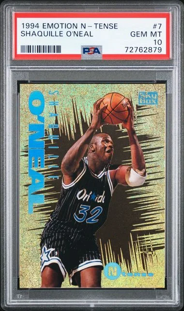 1994-95 SkyBox Emotion Shaquille O'Neal N-Tense #7 card image