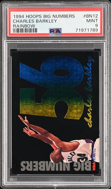 1994-95 SkyBox Hoops Charles Barkley Big Numbers Rainbow #BN12 card image
