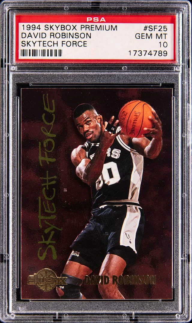 1994-95 SkyBox Premium David Robinson Skytech Force #SF25 card image