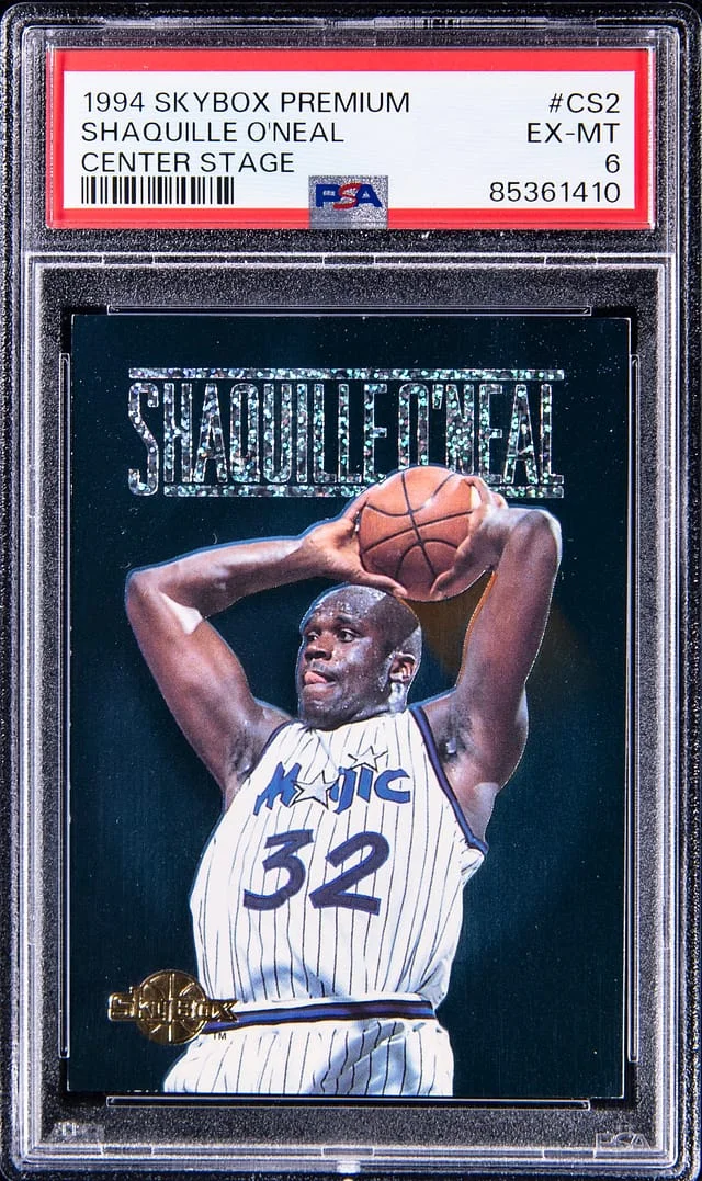 1994-95 SkyBox Premium Shaquille O'Neal Center Stage #CS2 card image