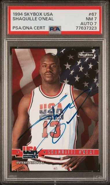 1994-95 SkyBox Shaquille O'Neal USA Basketball #67 card image