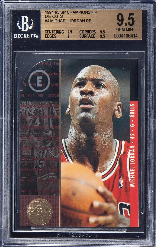 1994-95 SP Championship Die Cuts Michael Jordan #4 card image