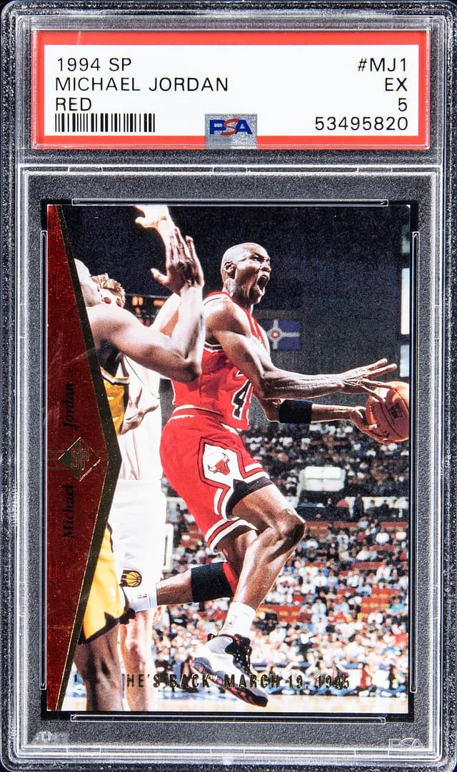 1994-95 SP Red Michael Jordan #MJ1 card image