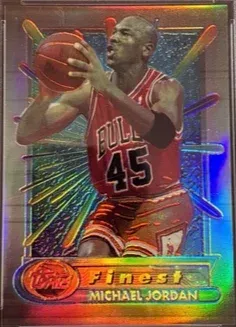 1994-95 Topps Finest Michael Jordan Refractor #331 card image