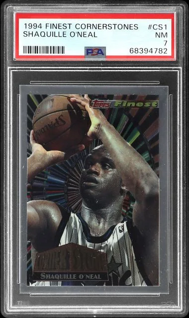 1994-95 Topps Finest Shaquille O'Neal Cornerstones #CS1 card image
