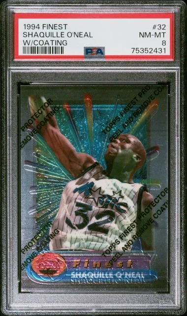 1994-95 Topps Shaquille O'Neal Finest, With Coating #32 card image