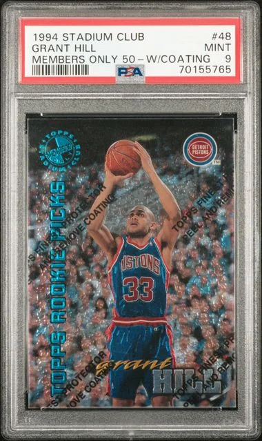 1994-95 Topps Stadium Club Members Only Grant Hill 50 W/Coating #48 card image