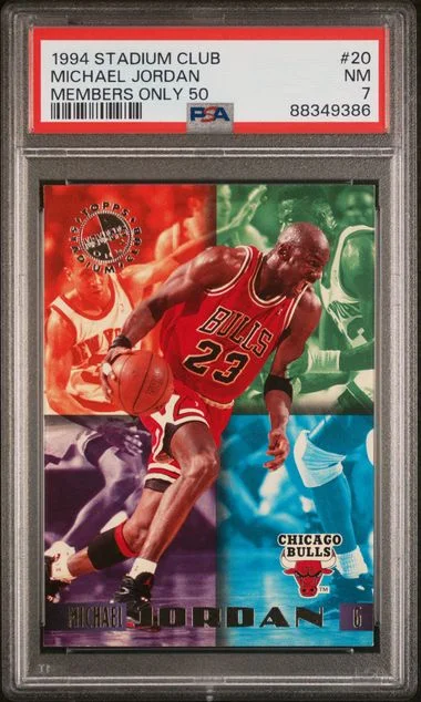 1994-95 Topps Stadium Club Members Only Michael Jordan 50 #20 card image