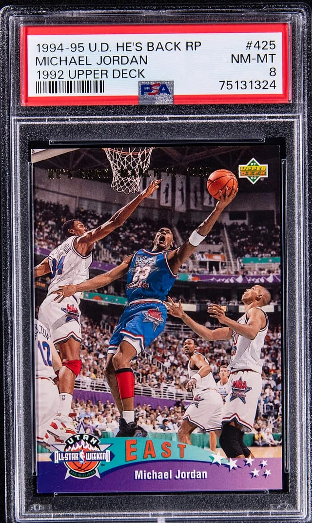1994-95 UD He's Back 1992 Upper Deck Michael Jordan #425 card image