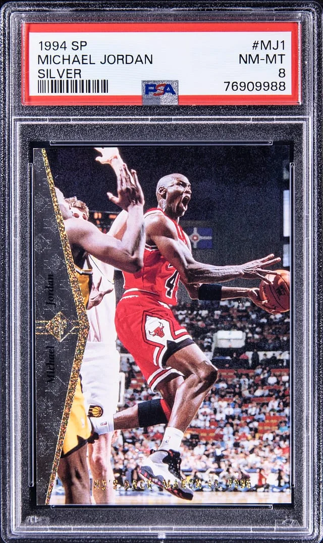 1994-95 UD SP Silver Michael Jordan #MJ1 card image