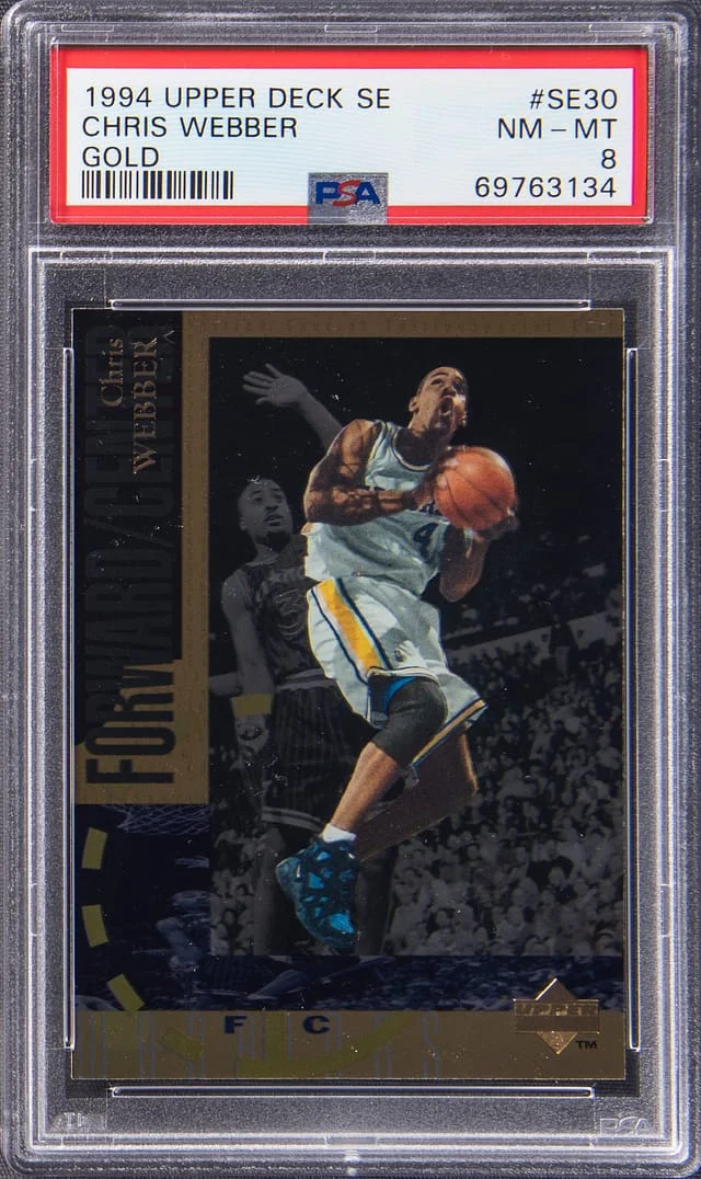 1994-95 Upper Deck Chris Webber Special Edition Gold #SE30 card image