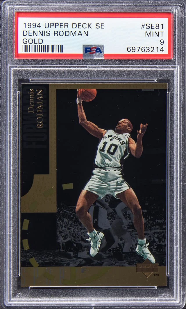 1994-95 Upper Deck Dennis Rodman Special Edition Gold #SE81 card image