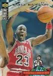 1994-95 Upper Deck Michael Jordan He's Back Reprints #402 card image