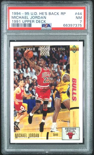 1994-95 Upper Deck Michael Jordan Jordan He's Back Reprints 1991 Upper Deck #44 card image