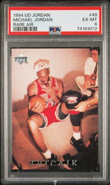 1994-95 Upper Deck Michael Jordan Jordan Rare Air #48 card image
