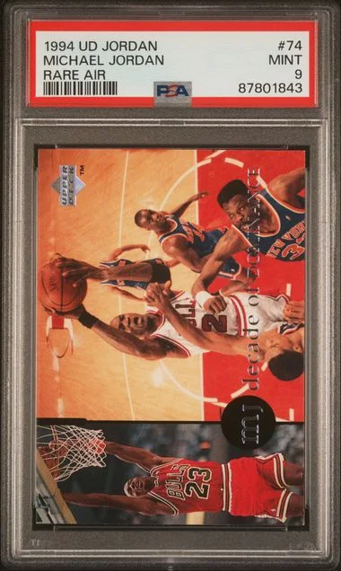 1994-95 Upper Deck Michael Jordan MJ Rare Air #74 card image