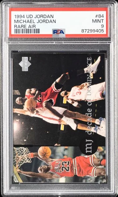 1994-95 Upper Deck Michael Jordan MJ Rare Air #84 card image