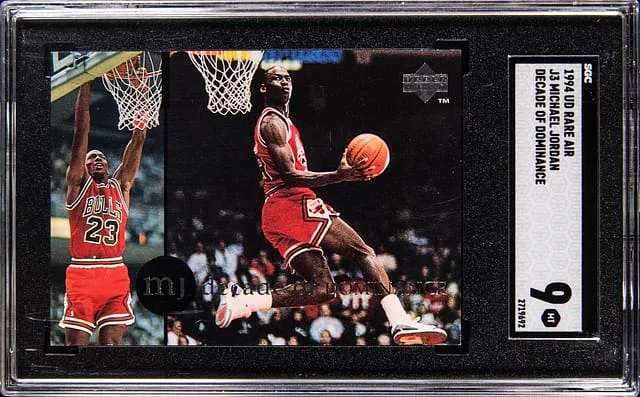 1994-95 Upper Deck Michael Jordan MJ Rare Air Decade Of Dominance #J3 card image