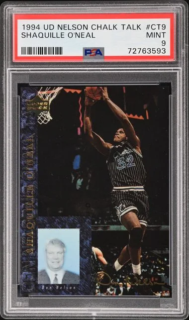 1994-95 Upper Deck Shaquille O'Neal Nelson Chalk Talk #CT9 card image