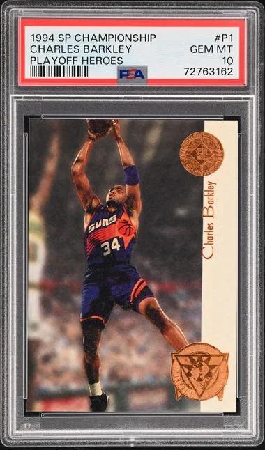1994-95 Upper Deck SP Charles Barkley Championship Playoff Heroes #P1 card image