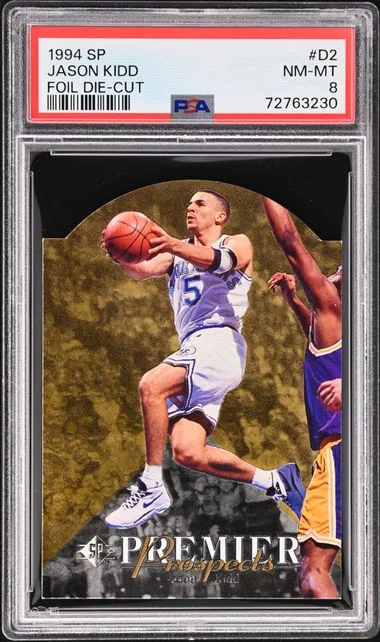 1994-95 Upper Deck SP Jason Kidd Foil Die-Cut #D2 card image