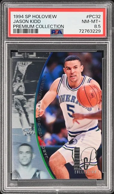 1994-95 Upper Deck SP Jason Kidd Holoviews Die-Cut Premium Collection #PC32 card image