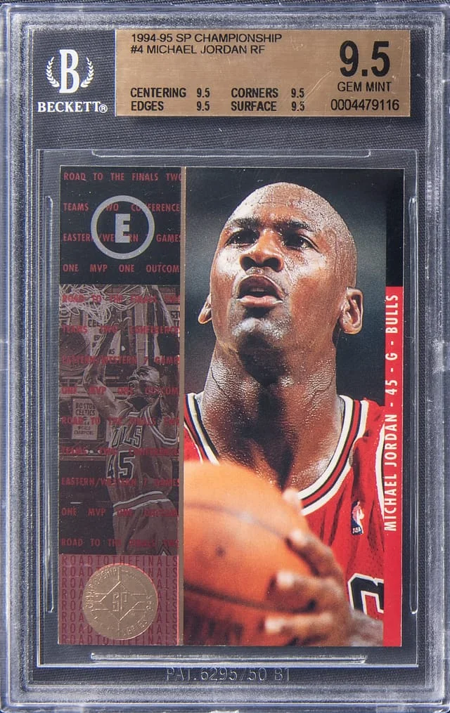 1994-95 Upper Deck SP Michael Jordan Championship #4 card image