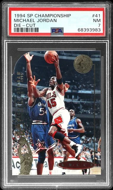 1994-95 Upper Deck SP Michael Jordan Championship Die-Cut #41 card image