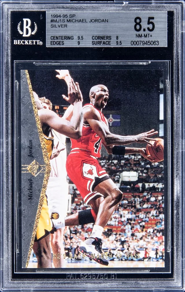 1994-95 Upper Deck SP Michael Jordan Silver #MJ1 card image