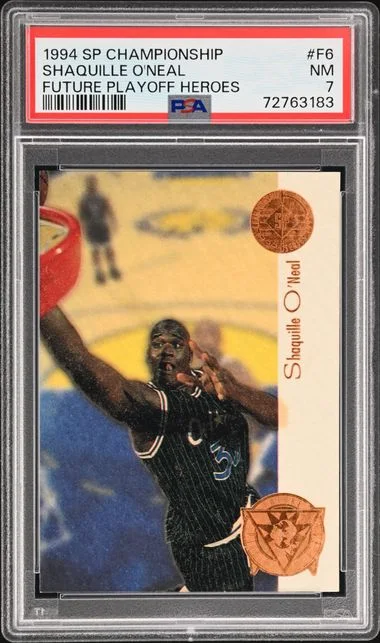 1994-95 Upper Deck SP Shaquille O'Neal Championship Future Playoff Heroes #F6 card image