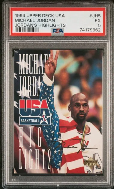 1994-95 Upper Deck USA Basketball Michael Jordan Jordan's Highlights #JH5 card image