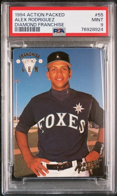 1994 Action Packed Scouting Report Alex Rodriguez #55 card image