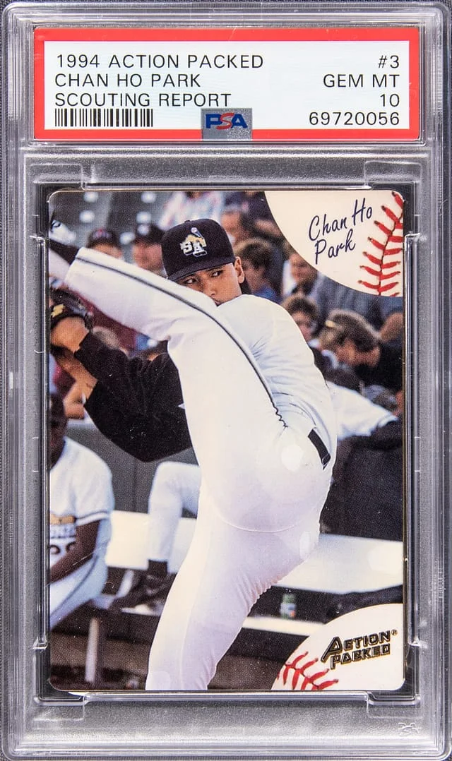 1994 Action Packed Scouting Report Chan Ho Park #3 card image
