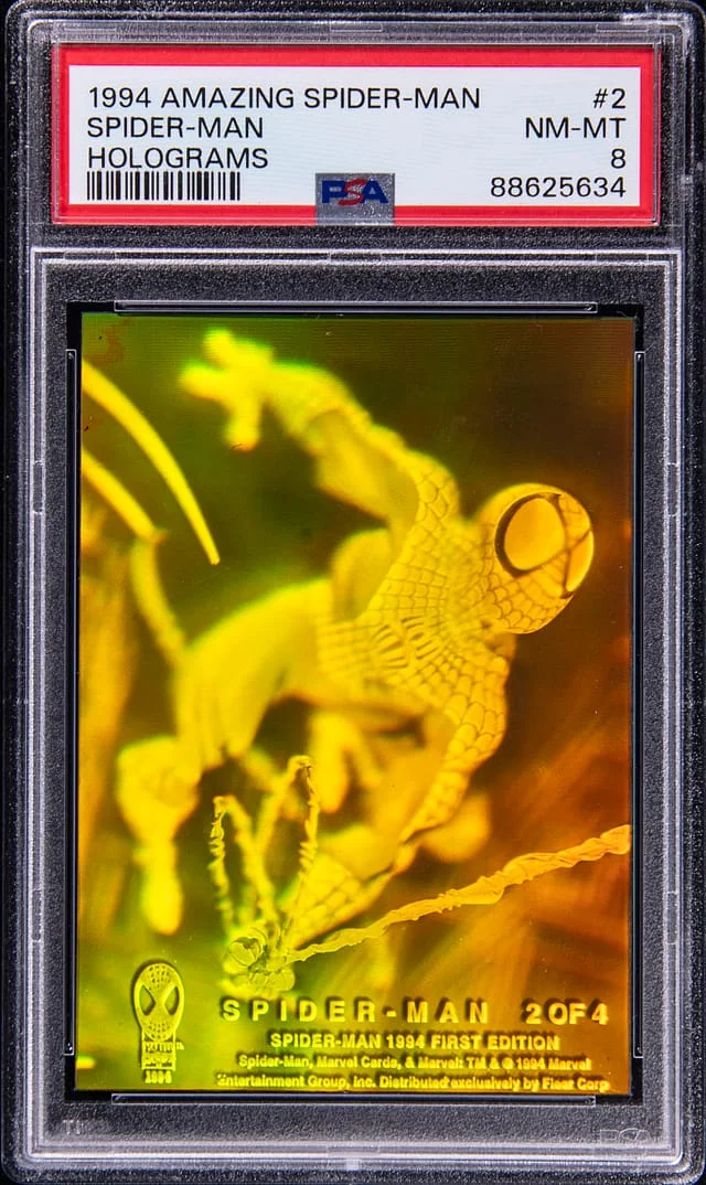 1994 Amazing Spider-Man Holograms Spider-Man #2 card image