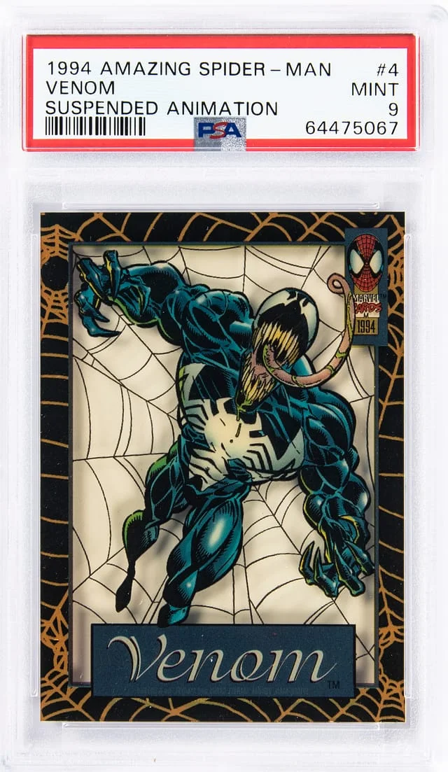 1994 Amazing Spider-Man Suspended Animation Venom #4 card image