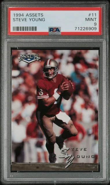 1994 Assets Steve Young #11 card image
