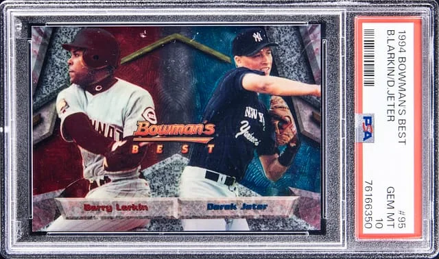 1994 Bowman's Best Barry Larkin, Derek Jeter #95 card image