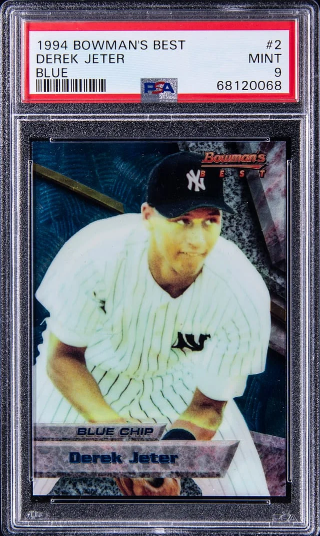 1994 Bowmans Best Blue Derek Jeter #2 card image