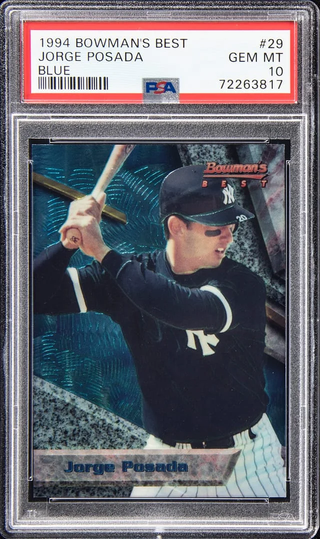 1994 Bowman's Best Jorge Posada Blue #29 card image