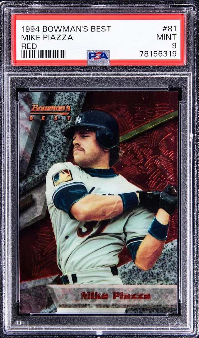 1994 Bowman's Best Mike Piazza Red #81 card image
