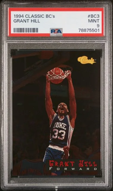 1994 Classic Bc's Grant Hill #Bc3 card image