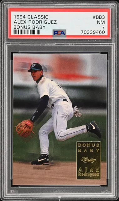 1994 Classic Bonus Baby Alex Rodriguez #BB3 card image
